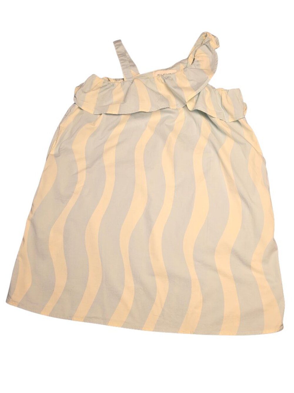 Free Assembly Striped Ruffle dresse 7/8